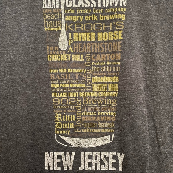 New Jersey Drink Local Beer Graphic Tee - Picture 2 of 2
